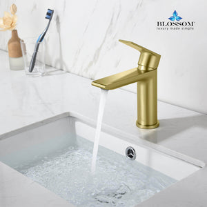 Single Handle Bath Faucet Chrome/Brush Nickel/Matte Black/Brush Gold