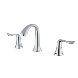 Wide Spread Lavatory Faucet F01 114 01 in Chrome 