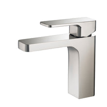 Load image into Gallery viewer, Single Handle Lavatory Faucet F01 118 02 in Brush Nickel 