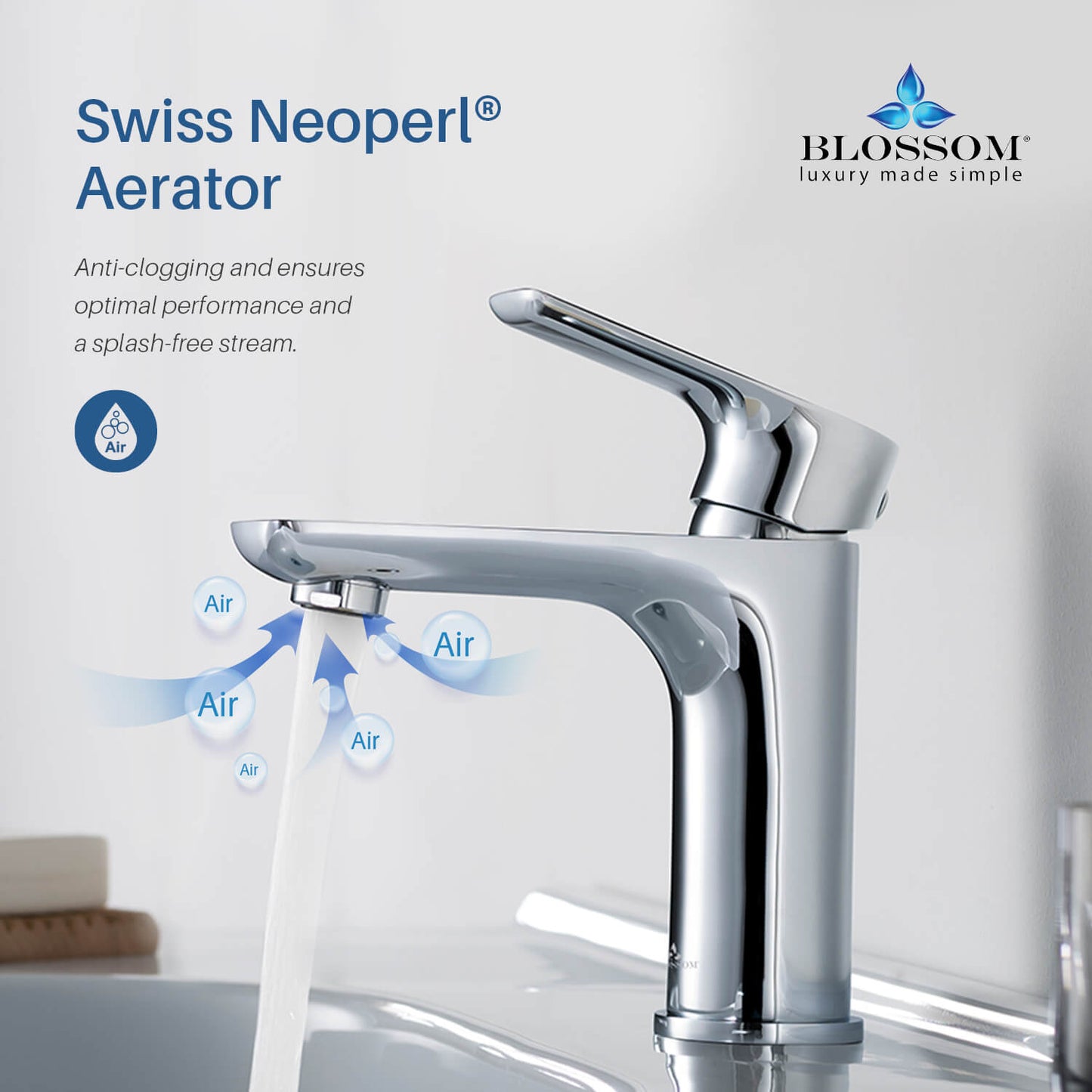 Single Handle Lavatory Faucet F01 120 in Five colors