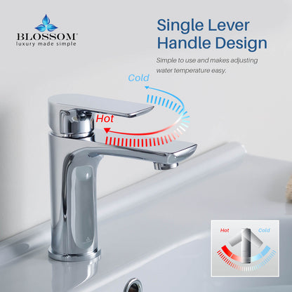 Single Handle Lavatory Faucet F01 120 in Five colors