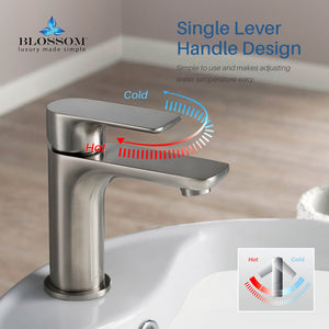 Single Handle Lavatory Faucet F01 120 in Five colors