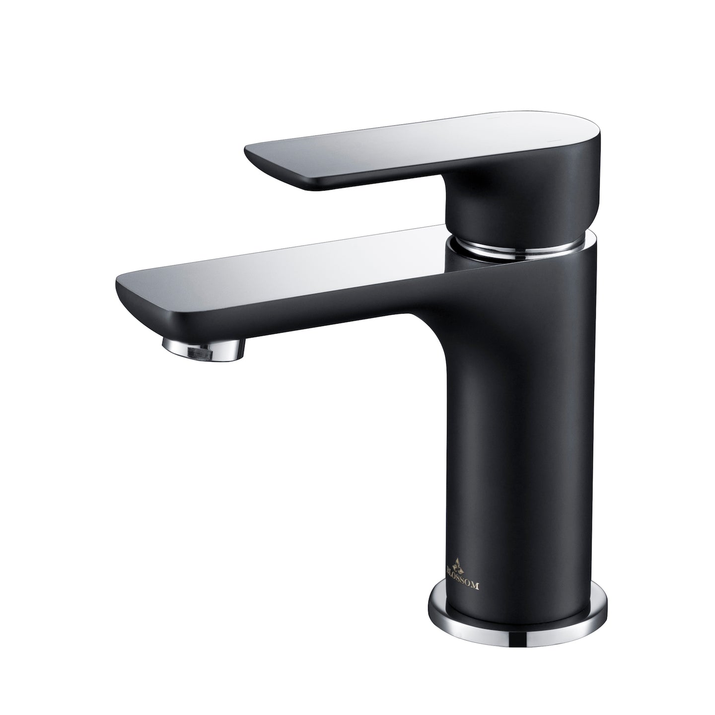 Single Handle Lavatory Faucet F01 120 05 in Chrome Matte Black