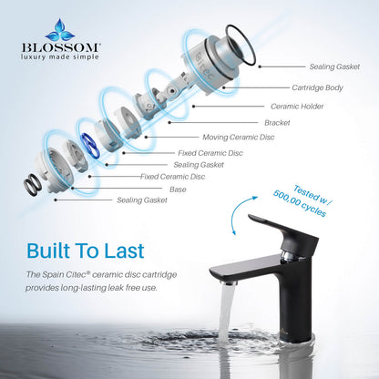 Single Handle Lavatory Faucet F01 120 in Five colors