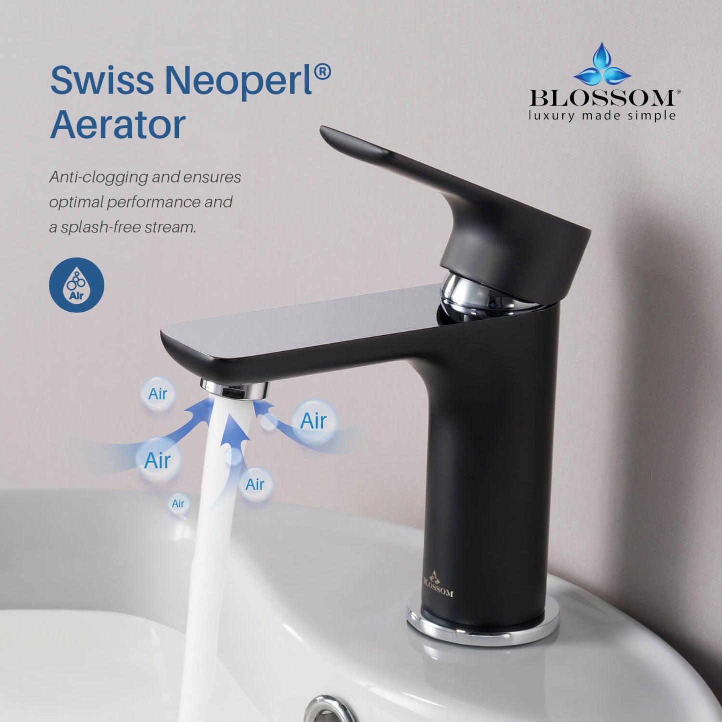 Single Handle Lavatory Faucet F01 120 in Five colors