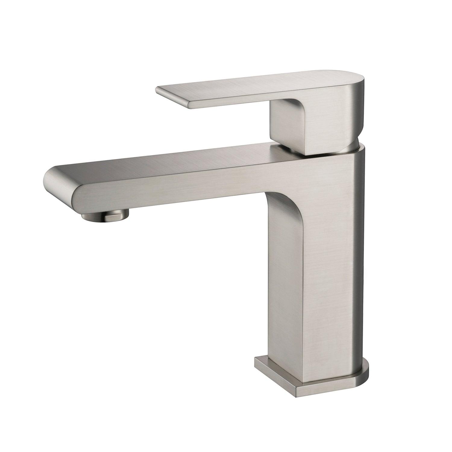 Single Handle Lavatory Faucet F01 303 02 in Brush Nickel