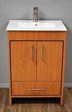 Load image into Gallery viewer, Volpa USA Pacific 24&quot; Modern Honey Maple Bathroom Vanity MTD-3124HM-14 