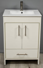 Load image into Gallery viewer, Volpa USA Pacific 24&quot; Modern Soft White Bathroom Vanity MTD-3124W-14 FV