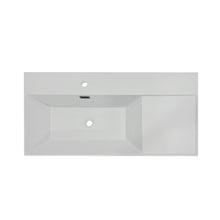 Load image into Gallery viewer, Light Gray 39 in. Composite Granite Sink Top