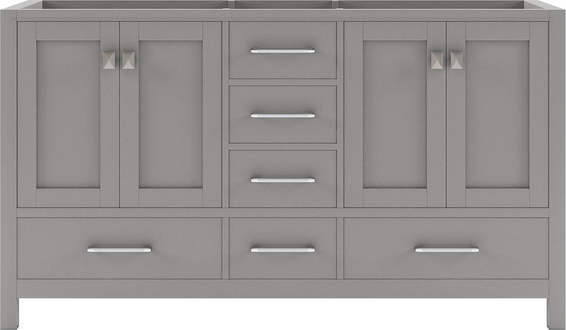 GD-50060-CAB-CG Cashmere Gray Caroline Avenue 60" Double Cabinet Only