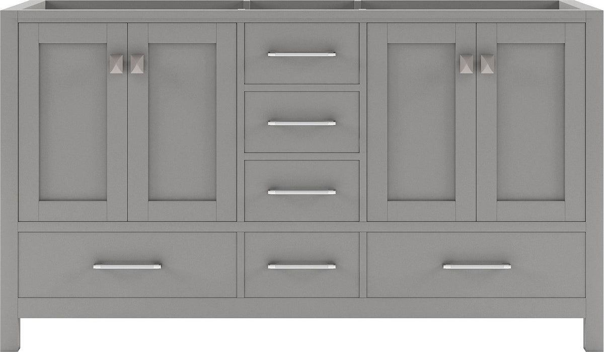 GD-50060-CAB-CG Cashmere Gray Caroline Avenue 60" Double Cabinet Only