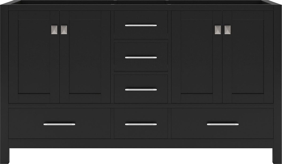 GD-50060-CAB-ES Espresso Caroline Avenue 60" Double Cabinet Only