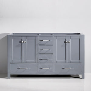 GD-50060-CAB-GR Gray Caroline Avenue 60" Double Cabinet Only