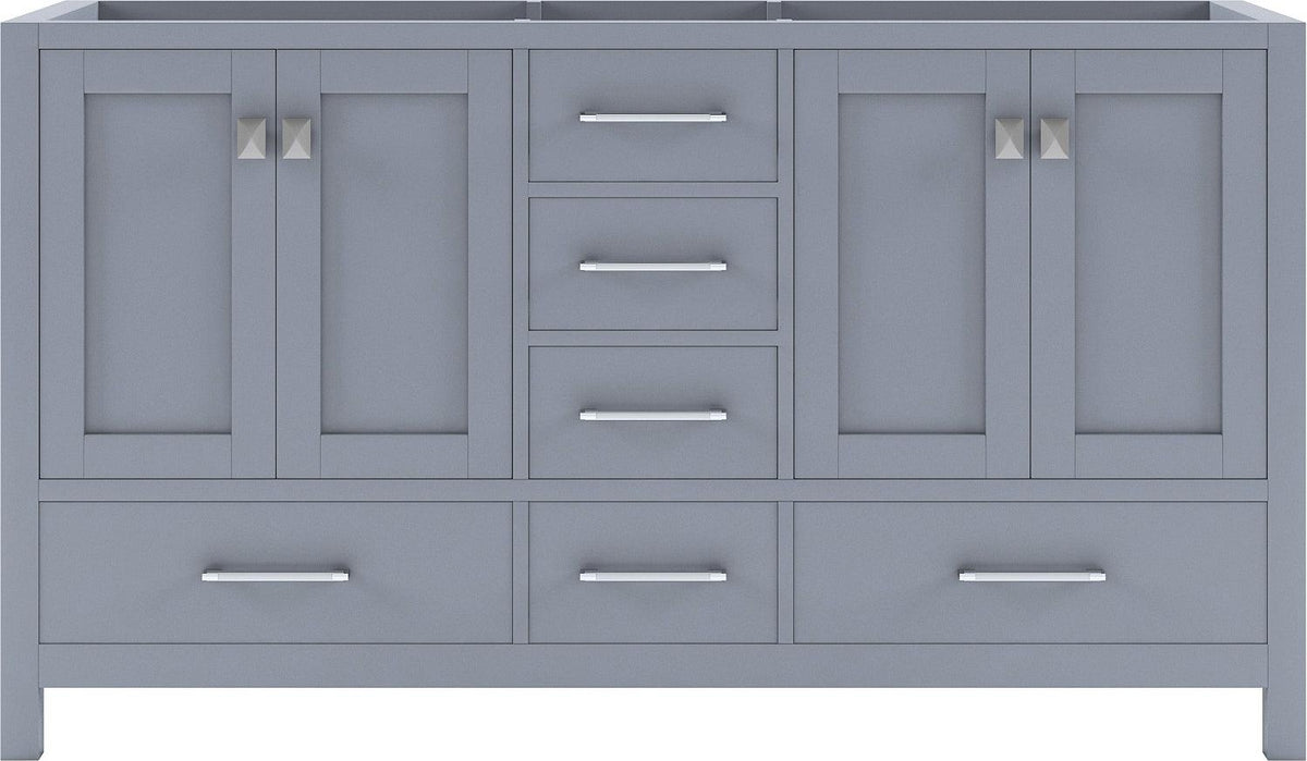 GD-50060-CAB-GR Gray Caroline Avenue 60" Double Cabinet Only