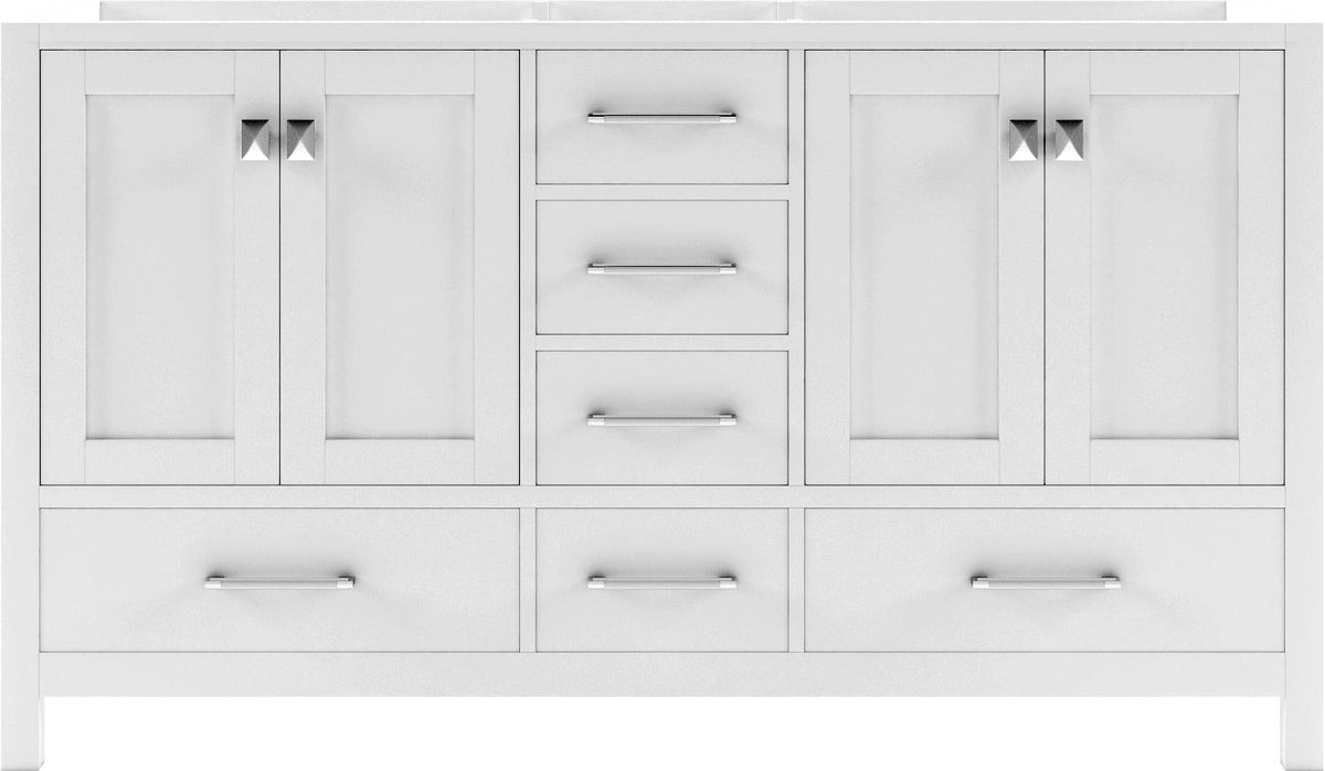 GD-50060-CAB-WH White Caroline Avenue 60" Double Cabinet Only