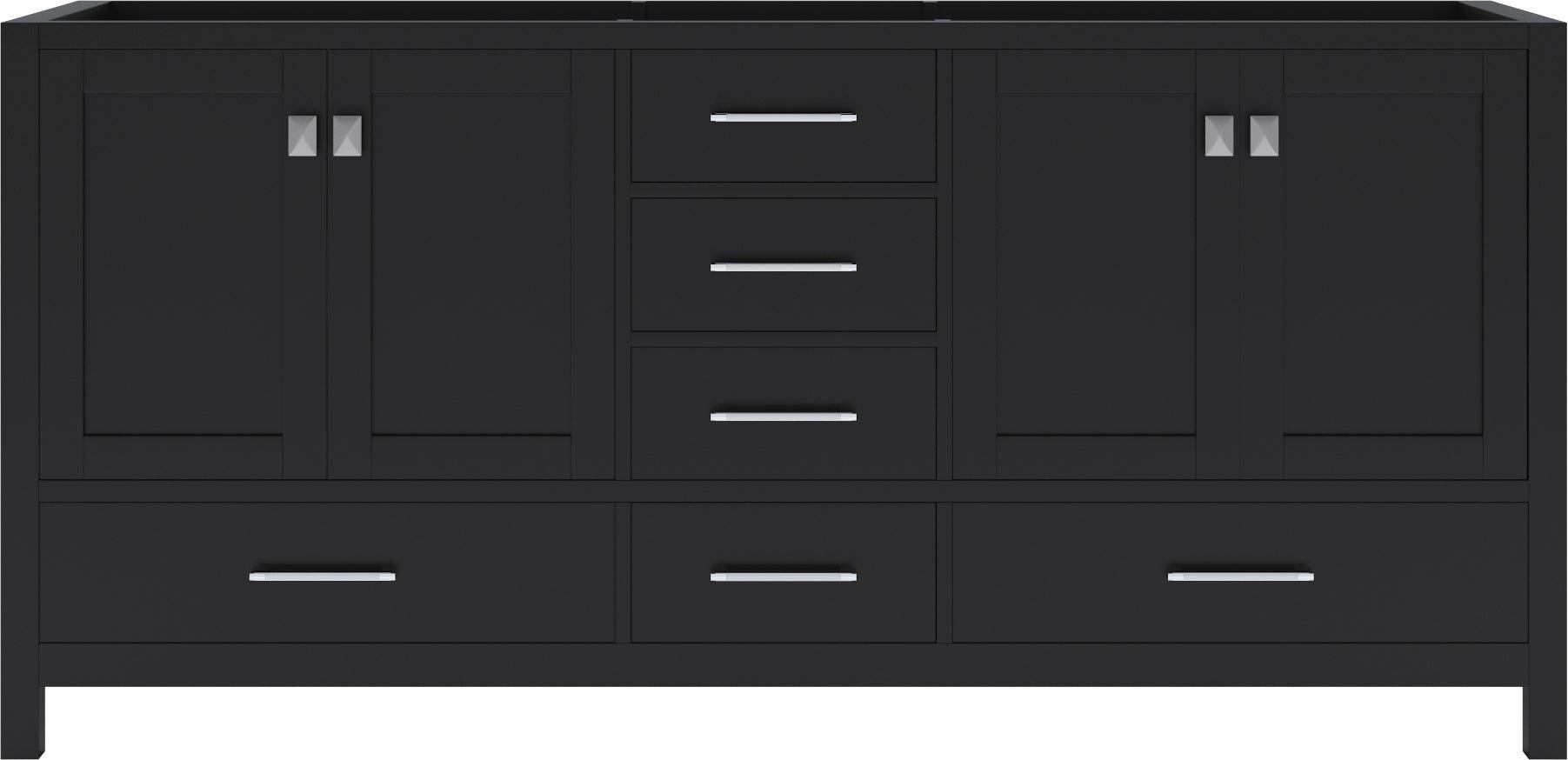 GD-50072-CAB-ES Espresso Caroline Avenue 72" Double Cabinet Only