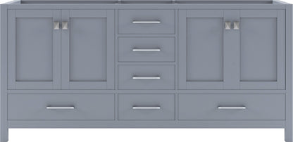 GD-50072-CAB-GR Gray Caroline Avenue 72" Double Cabinet Only