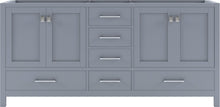 Load image into Gallery viewer, GD-50072-CAB-GR Gray Caroline Avenue 72&quot; Double Cabinet Only