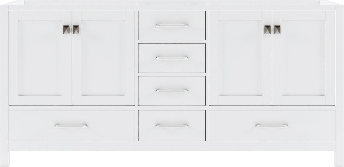 GD-50072-CAB-WH White Caroline Avenue 72" Double Cabinet Only