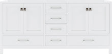 Load image into Gallery viewer, GD-50072-CAB-WH White Caroline Avenue 72&quot; Double Cabinet Only