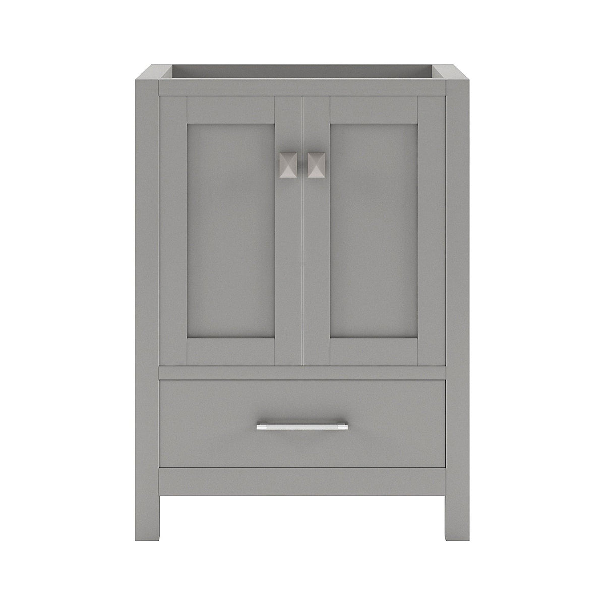 GS-50024-CAB-Gray Caroline Avenue 24" Single Cabinet Only
