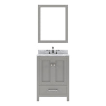Load image into Gallery viewer, Caroline Avenue 24&quot; Single Bath Vanity Set with Italian Carrara White Marble Top &amp; Oval Centered Basin