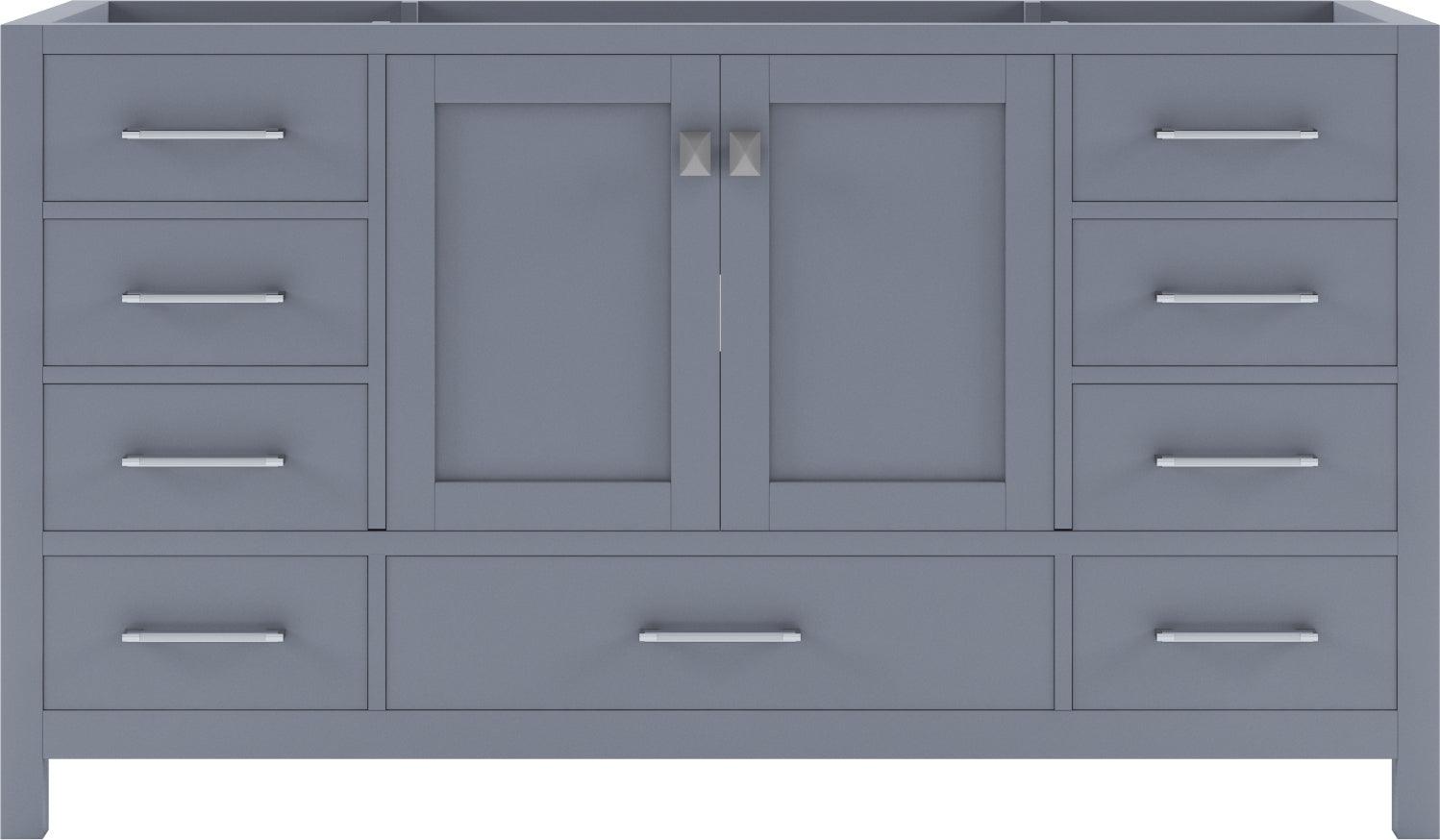 GS-50060-CAB-GR Gray Caroline Avenue 60" Single Cabinet Only