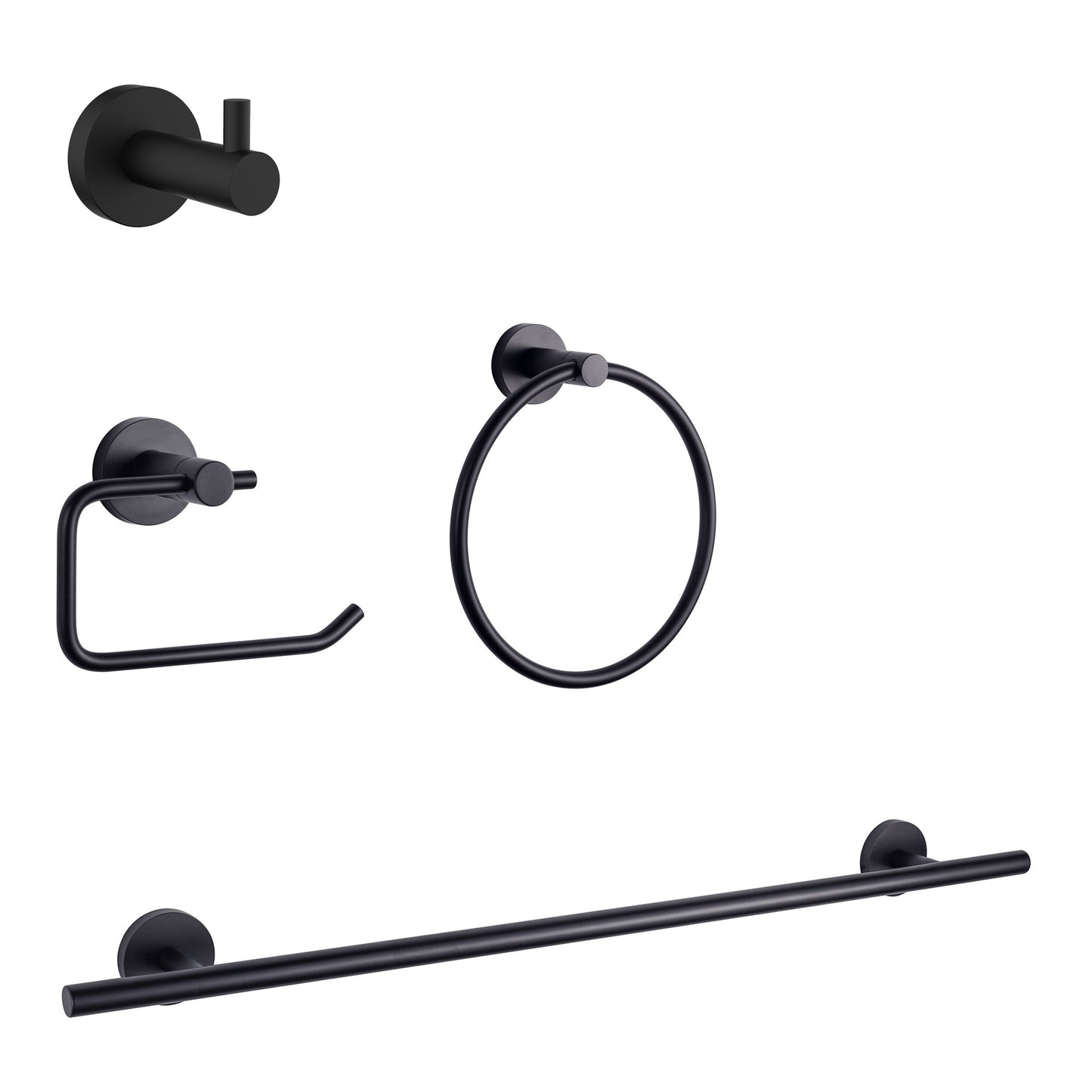 Bagno Nera 4-Piece Bathroom Accessory Set