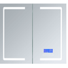 Bracciano LED Medicine Cabinet w/ Defogger 36" Wide x 32" Tall Double Door - The Bath Vanities
