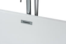 Load image into Gallery viewer, Lure Free Standing Acrylic Bathtub w/ Chrome Drain in size 59&quot; or 67&quot;