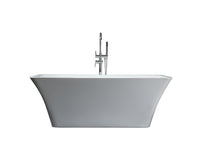 Load image into Gallery viewer, Vinter Free Standing Acrylic Bathtub w/ Chrome Drain in size 59&quot; 0r 67&quot;