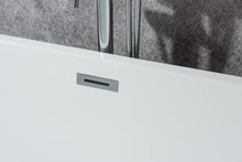 Load image into Gallery viewer, Vinter Free Standing Acrylic Bathtub w/ Chrome Drain in size 59&quot; 0r 67&quot;