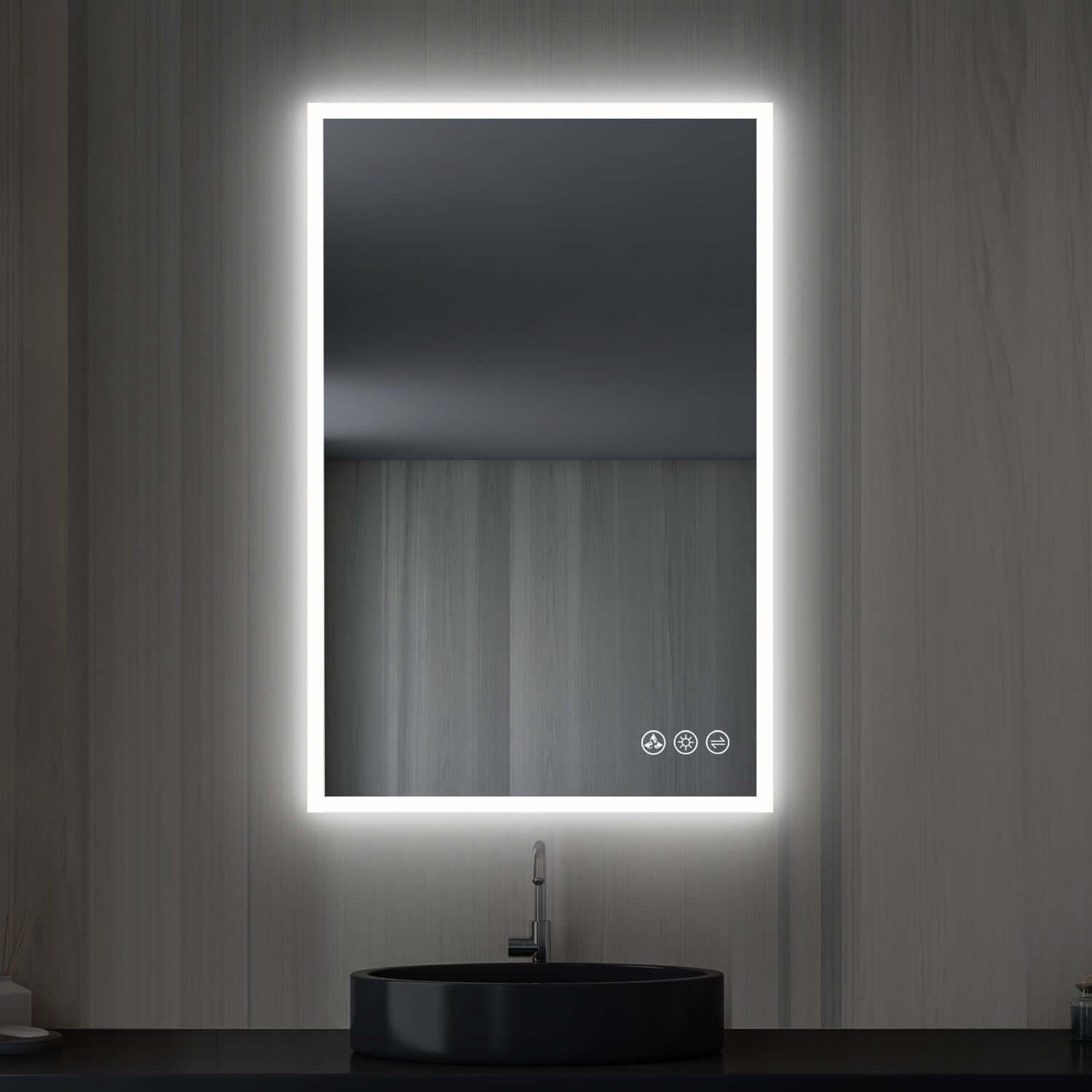 Blossom Beta LED Mirror Frosted Sides 21" x 36"