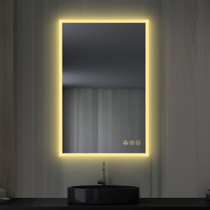 Blossom Beta LED Mirror Frosted Sides 24" x 36"