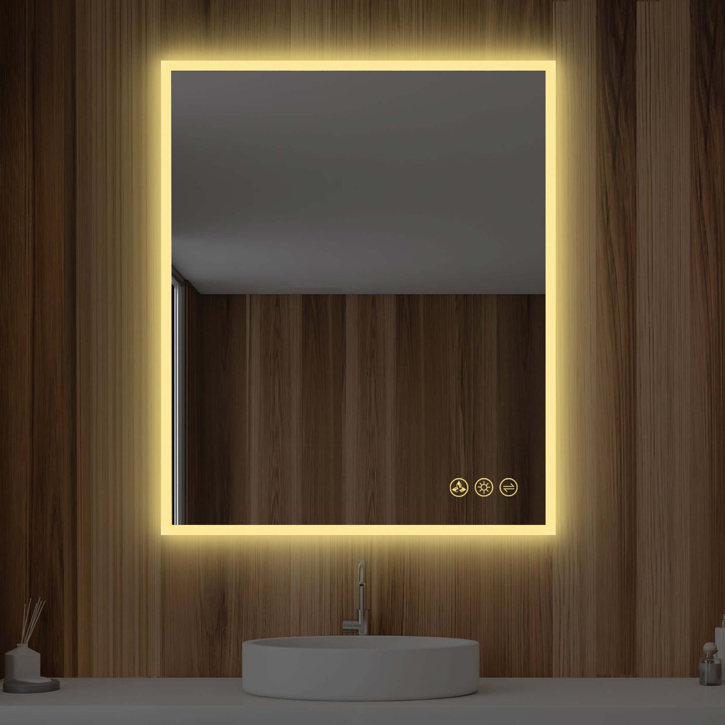 Blossom Beta LED Mirror Frosted Sides 30" x 36" 