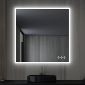 Blossom Beta LED Mirror Frosted Sides 36" x 36" 