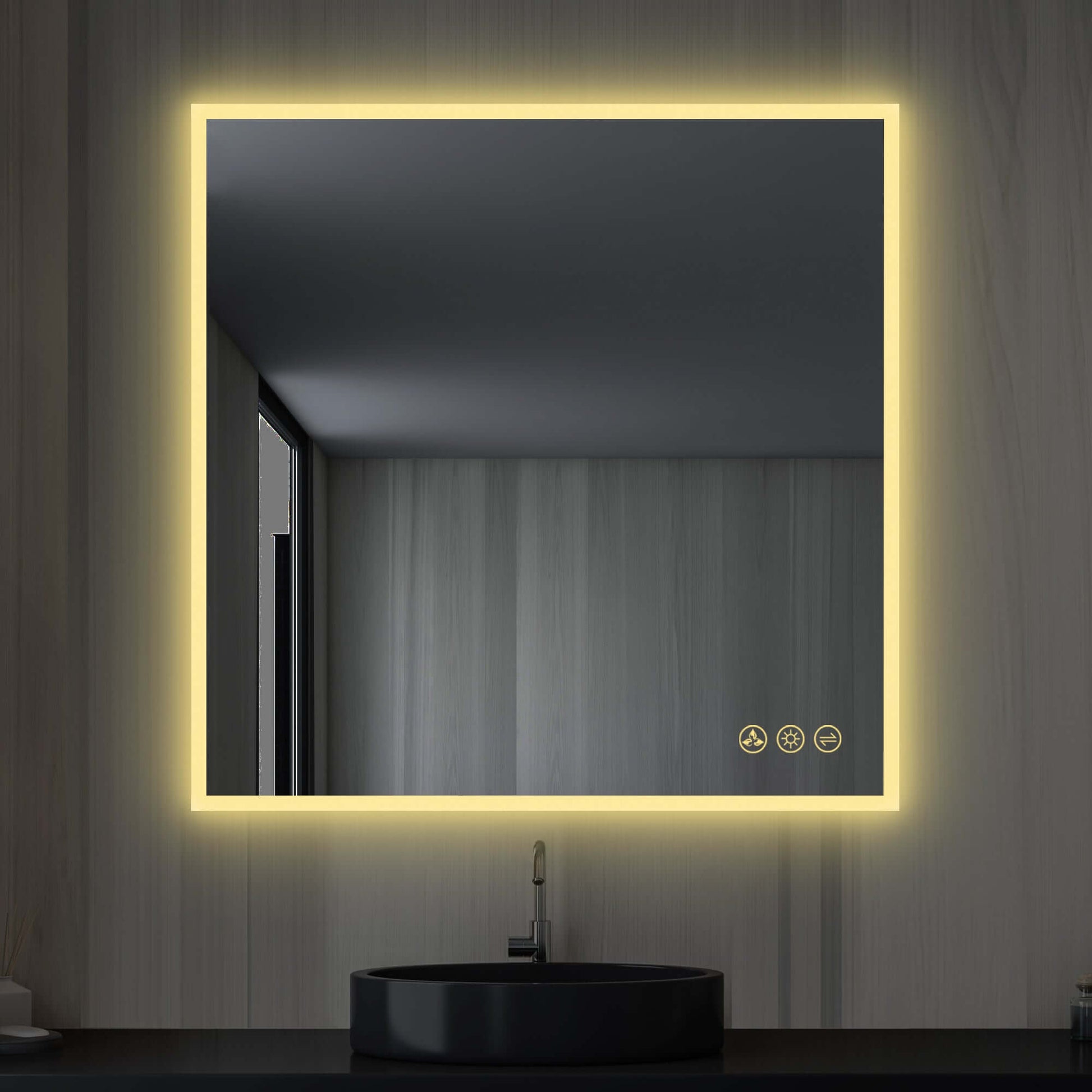 Blossom Beta LED Mirror Frosted Sides 36" x 36" 