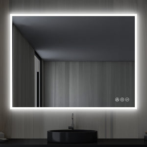 Blossom Beta LED Mirror Frosted Sides 48" x 36" 