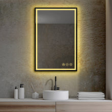 Load image into Gallery viewer, Blossom Stellar LED Mirror, 24&quot;x36&quot;, frame Black