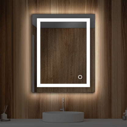 Blossom Lyra, Versatile LED Bathroom Mirror with Touch Control and Built-In Defogger