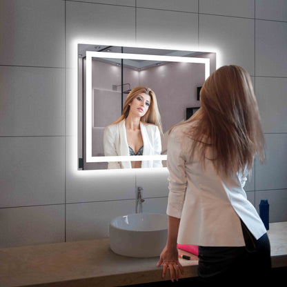 Blossom Lyra, Versatile LED Bathroom Mirror with Touch Control and Built-In Defogger