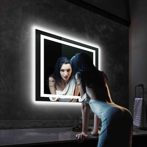 Blossom Lyra, Versatile LED Bathroom Mirror with Touch Control and Built-In Defogger