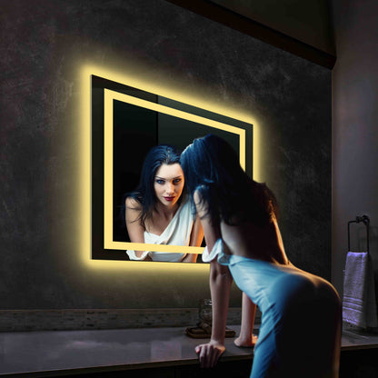 Blossom Lyra, Versatile LED Bathroom Mirror with Touch Control and Built-In Defogger