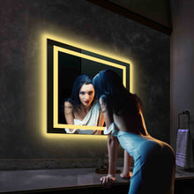 Load image into Gallery viewer, Blossom Lyra, Versatile LED Bathroom Mirror with Touch Control and Built-In Defogger