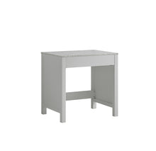 Load image into Gallery viewer, Jacques 30&quot; Make-Up Table, White Carrara Marble Top in White - The Bath Vanities
