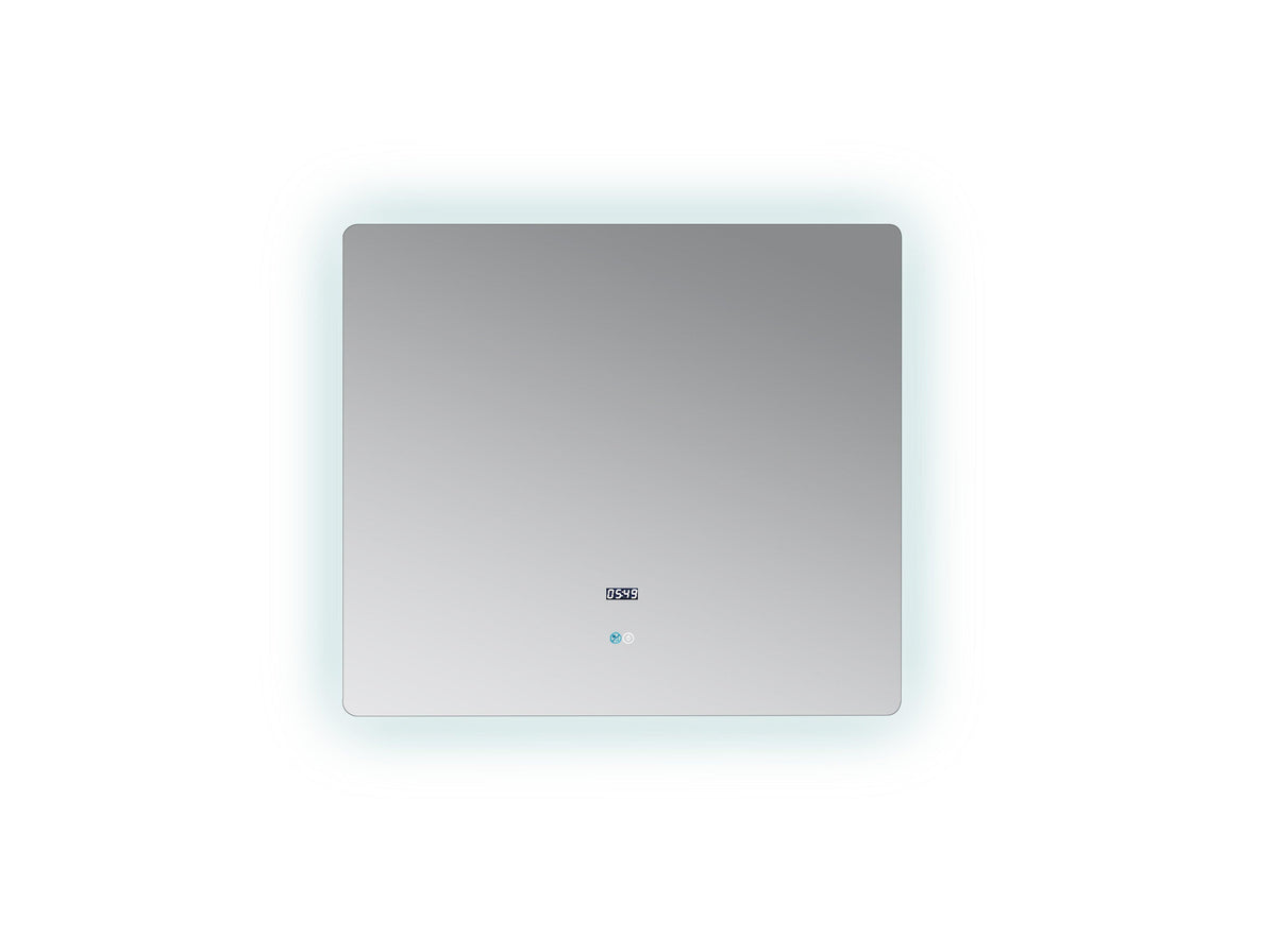 Lugano LED Mirror w/ Defogger size 36" Wide x 32" Tal- The Bath Vanities