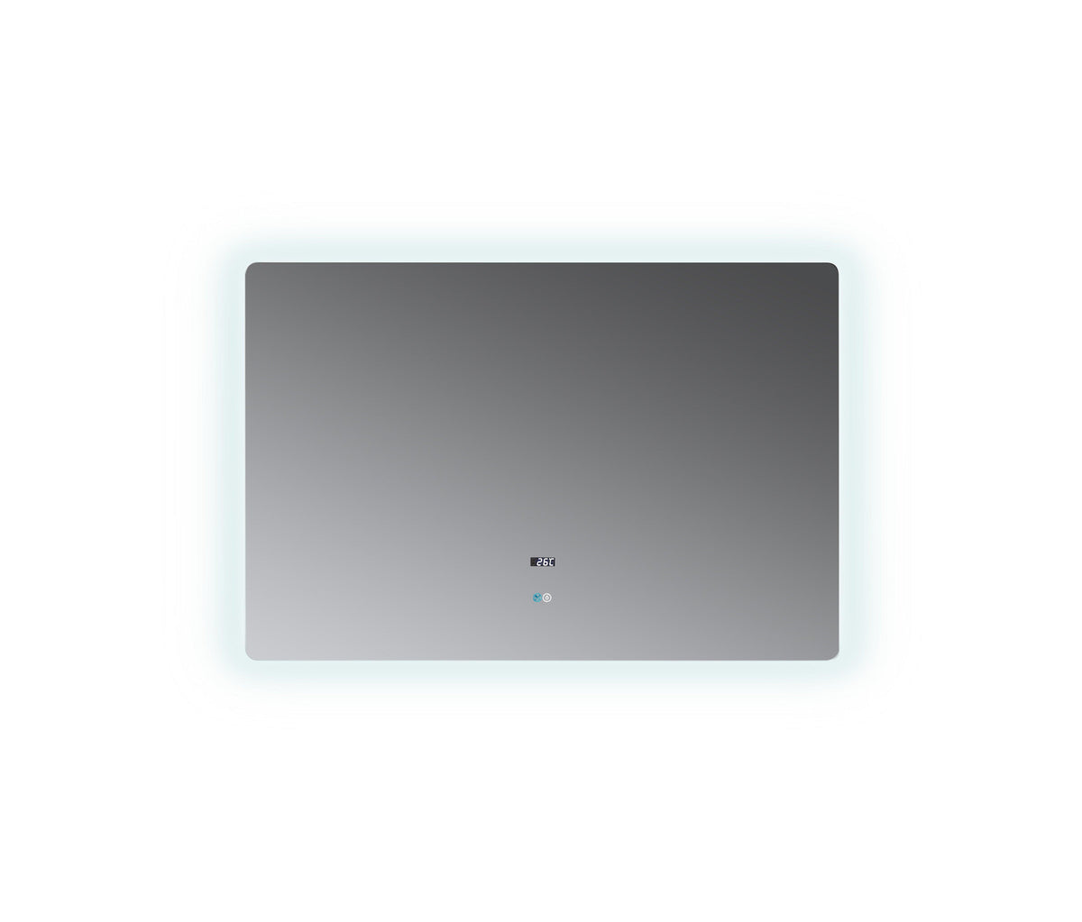 Lugano LED Mirror w/ Defogger size 48" Wide x 32" Tal- The Bath Vanities