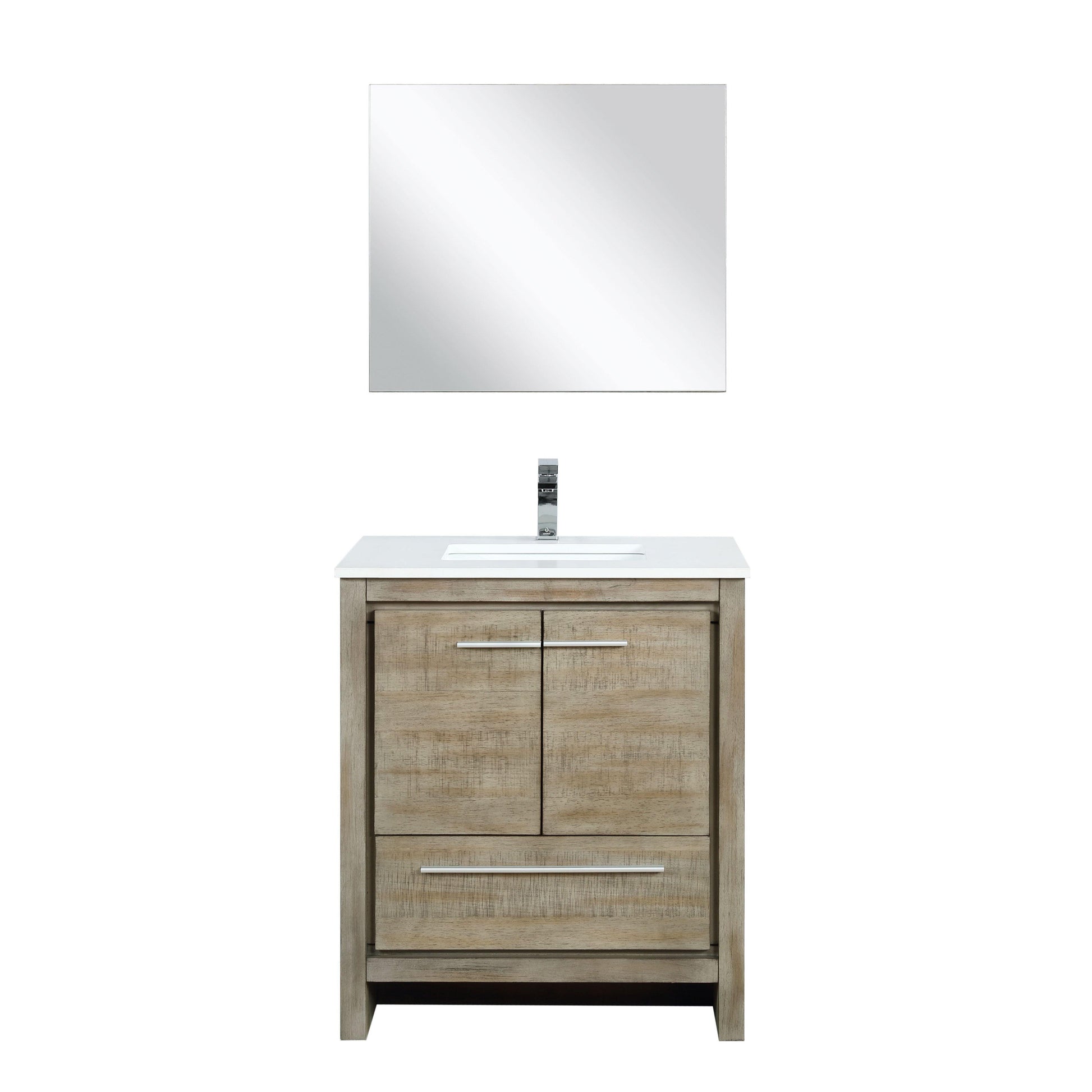 Lafarre  30"-rustic-acacia-bathroom-vanity-set - The Bath Vanities