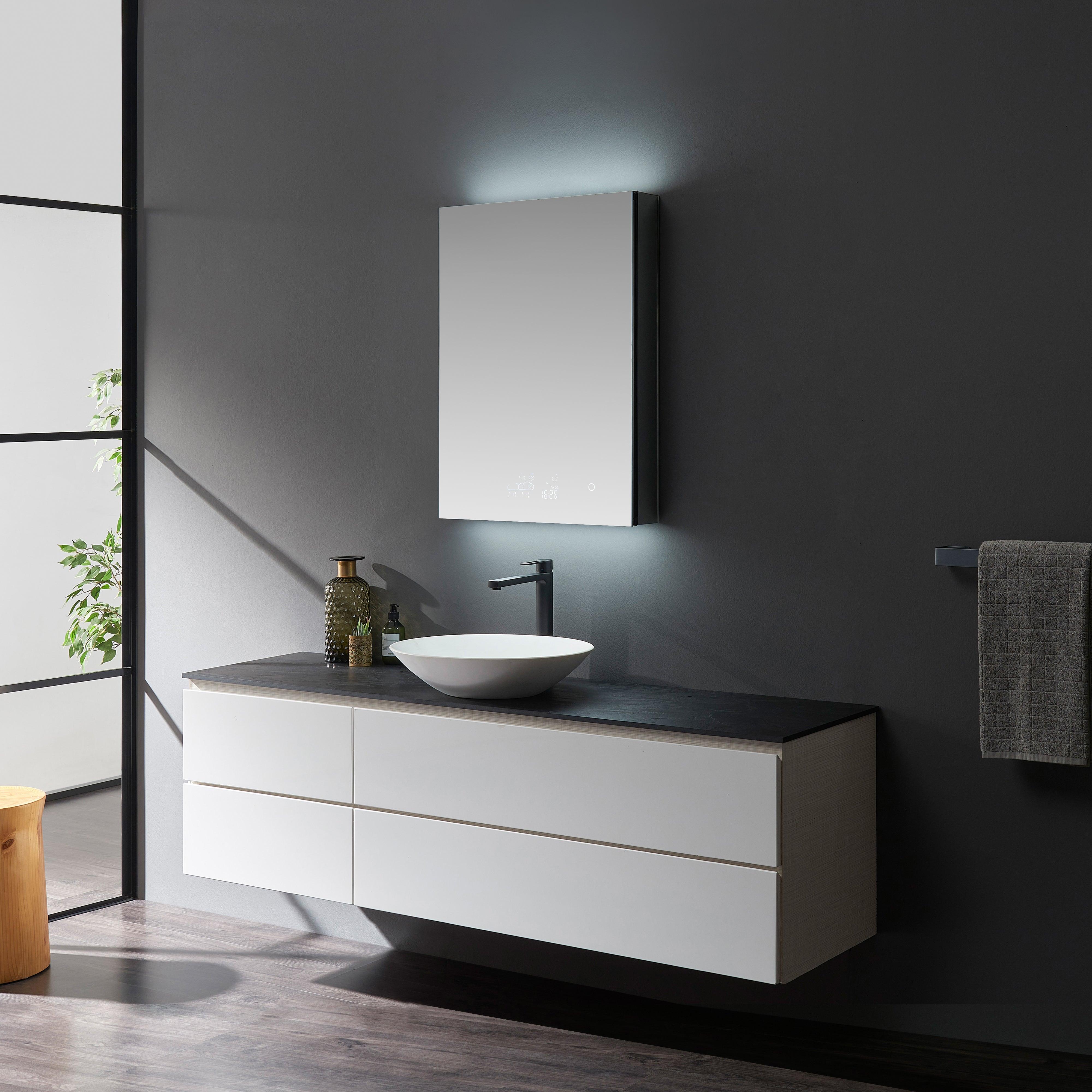 Savera LED Medicine Cabinet w/ Defogger in 8 Sizes