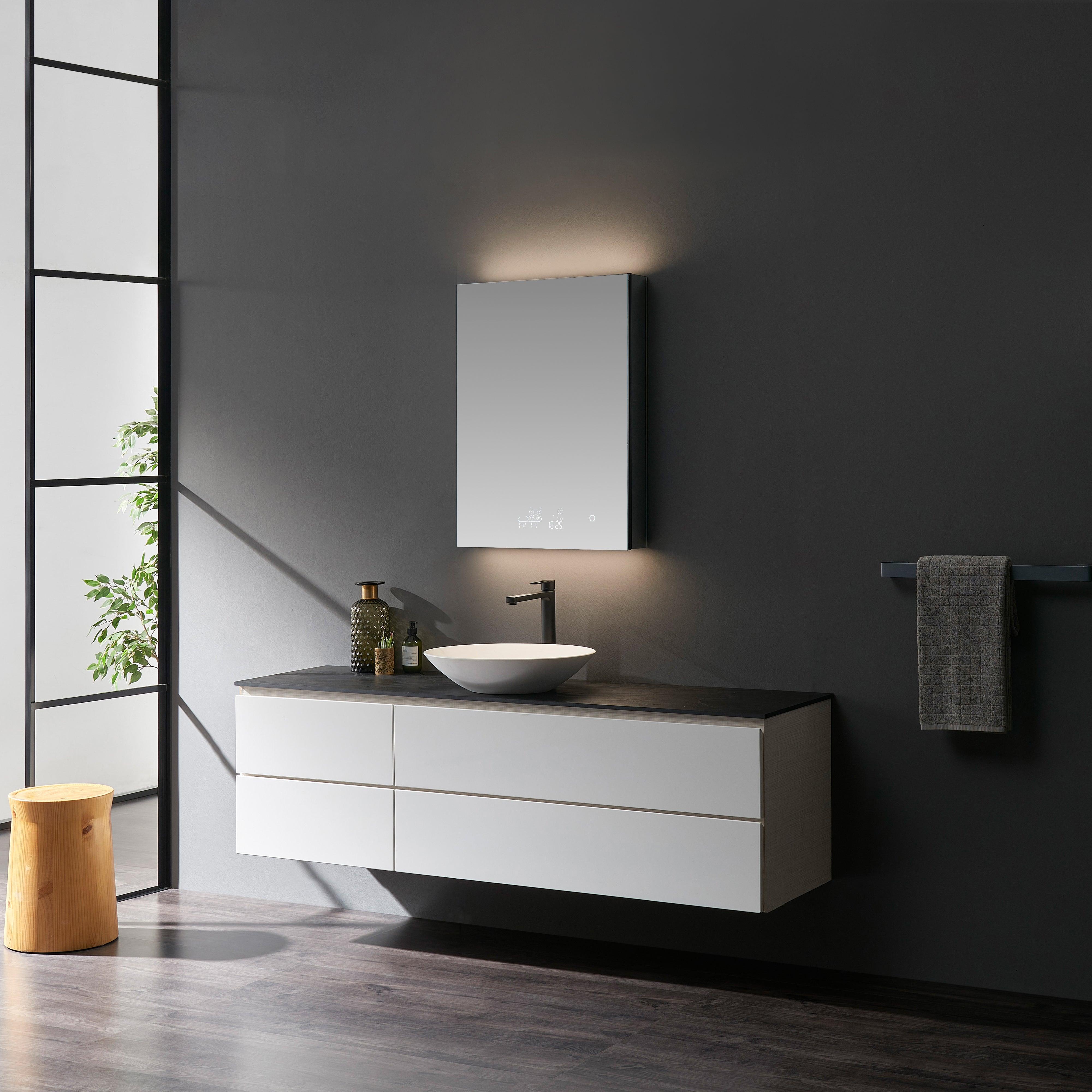 Savera LED Medicine Cabinet w/ Defogger in 8 Sizes